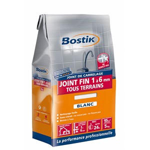 BOSTIK JOINT FIN BLANC 1 A 6MM SAC 5KG