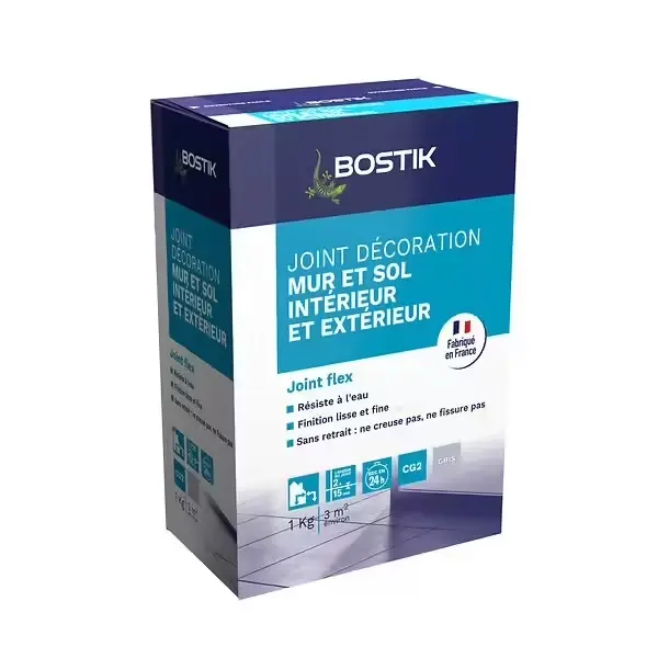 BOSTIK JOINT FIN GRIS 1 A 6 MM BOITE 1K
