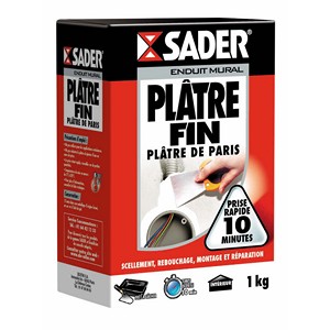 BOSTIK PLATRE FIN PARIS BOITE 1KG