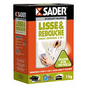 SADER SM ENDUIT LISSE & REB BOITE 1KG