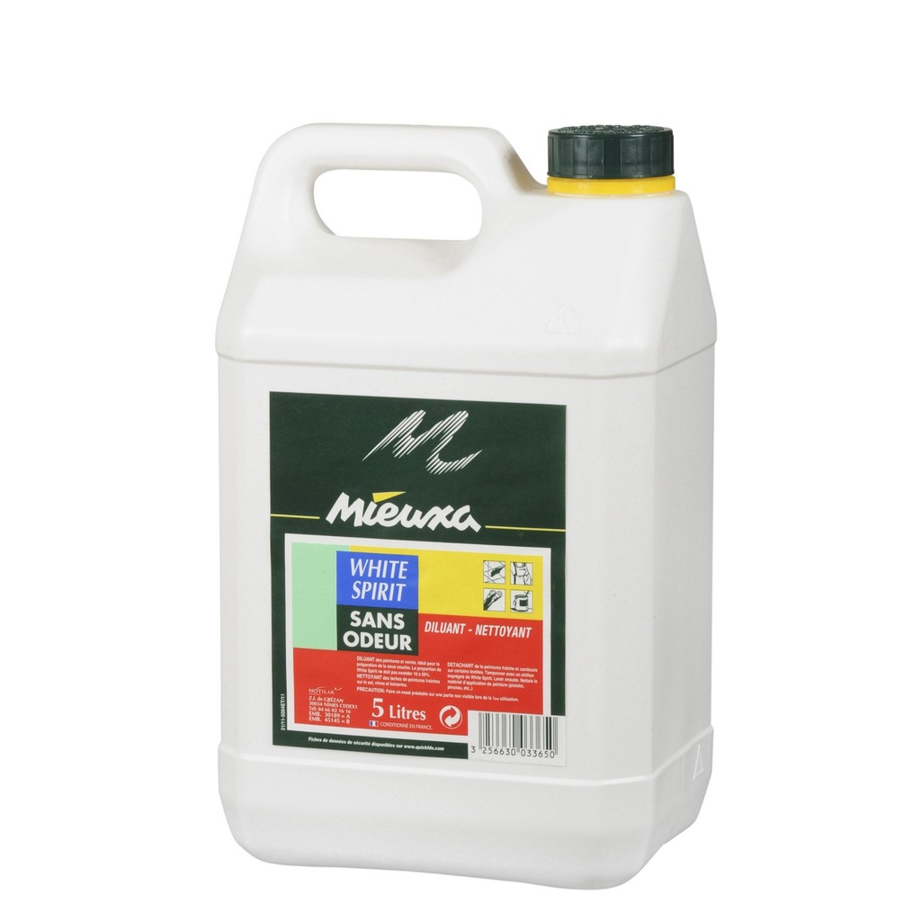 WHITE SPIRIT SANS ODEUR 5 L