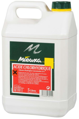 ACIDE CHLORYDRIQUE 5 L