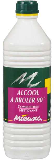 ALCOOL A BRULER 90° 1 L