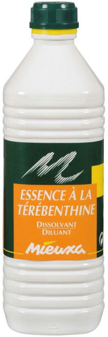 ESSENCE A LA TEREBENTHINE 1 L NOUVEAU