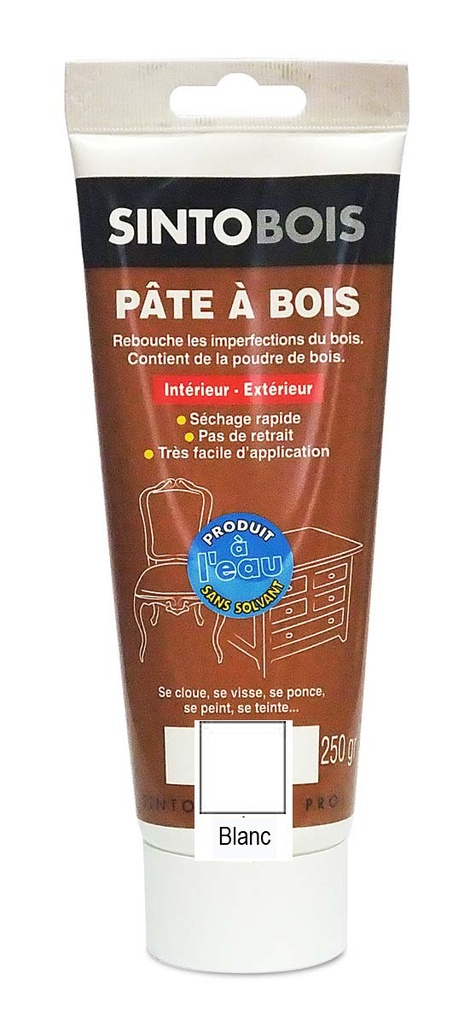 PATE BOIS EAU BLANC 250 G