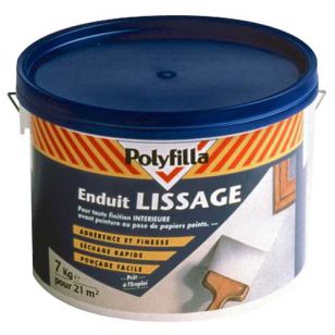 ENDUIT LISSAGE FINITION PATE POT 7 K POLYFILLA