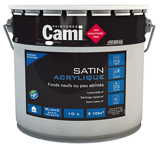 LEADERSATIN ACRYLIQUE BLANC 10 L