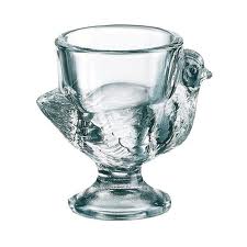 COQUETIER POULE VERRE X1