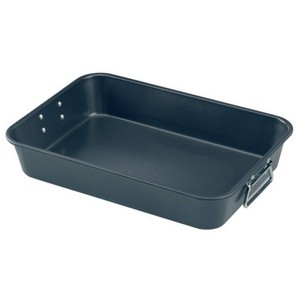 PLAT FOUR ACIER REVETU 40X28,5X8 CM