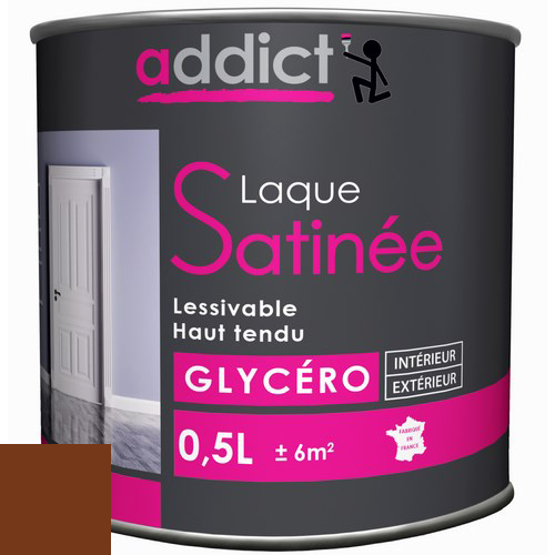 LAQUE SATINEE 0,5 L TON BOIS ADDICT