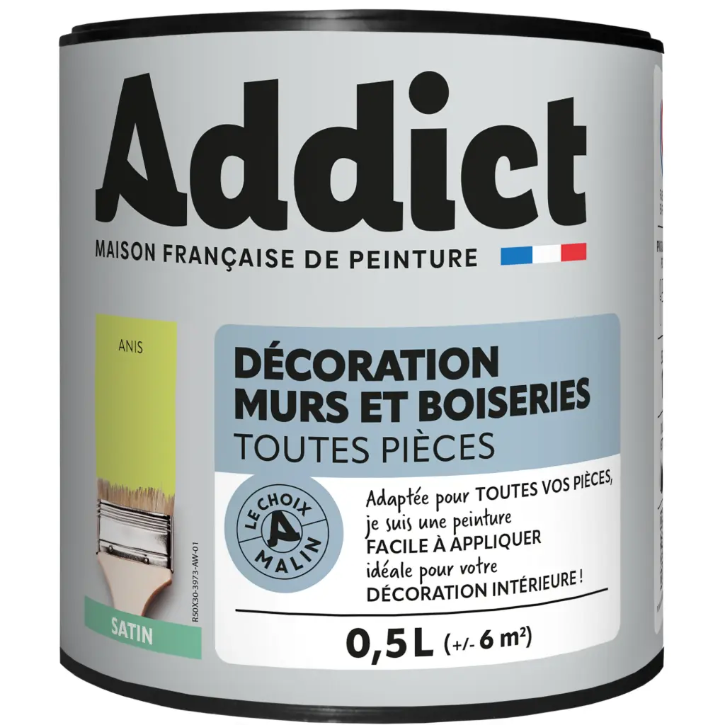 ADDICT DECORATION M&BOIS SATIN 0,5 L ANIS