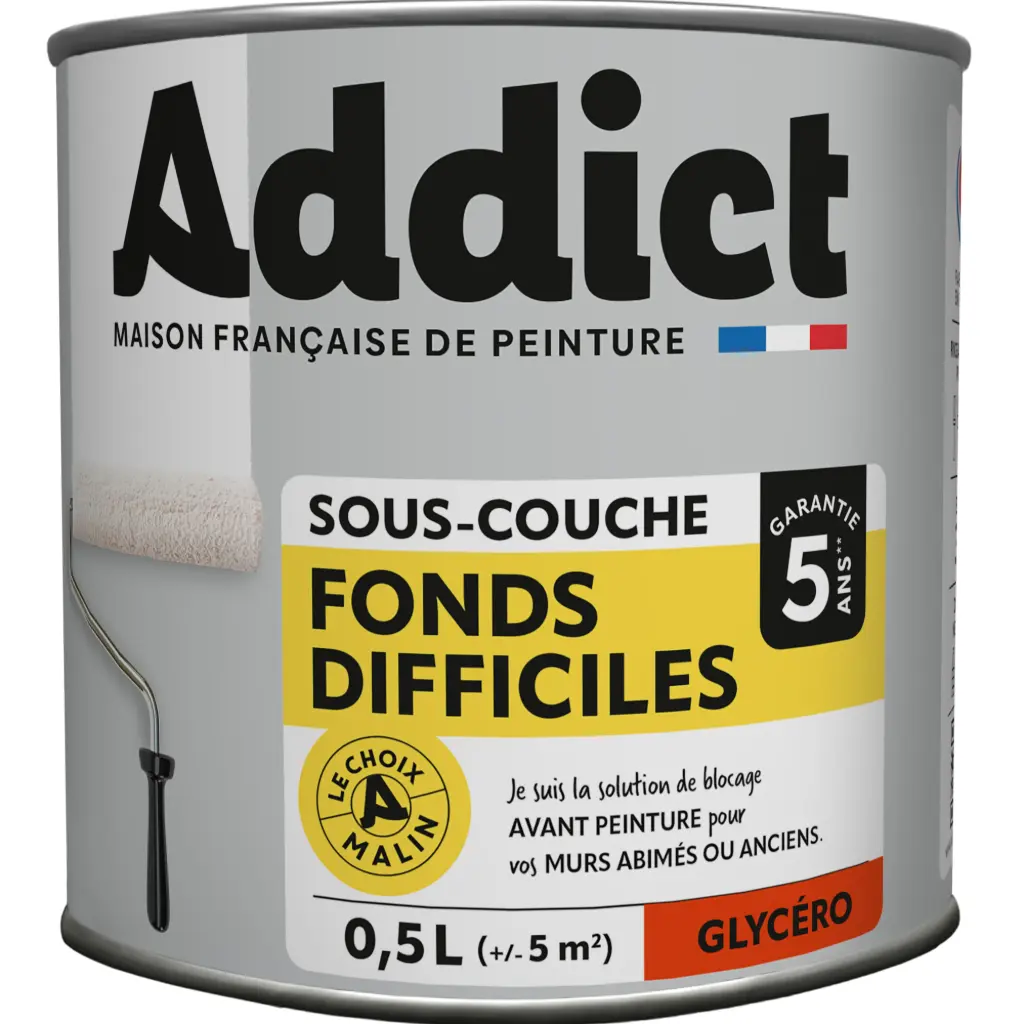 SOUS-COUCHE GLYCERO 0,5 L BLANC ADDICT