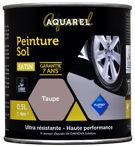 PEINTURE SOL SATINEE 0,5 L TAUPE BATIR