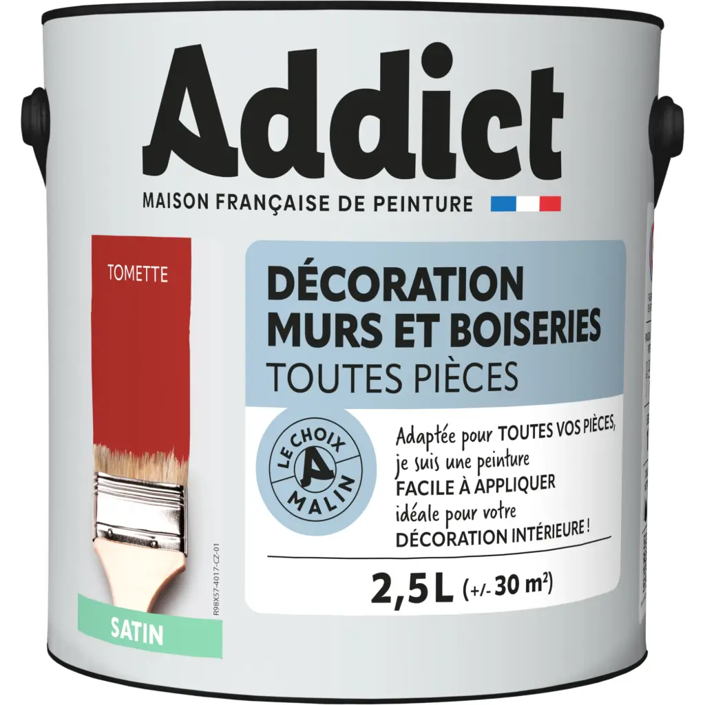 ACRYLIQUE SATINEE 2,5 L TOMETTE ADDICT