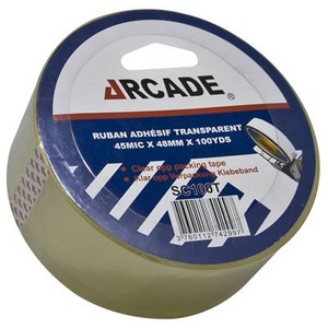 RUBAN EMBALLAGE ADHESIF 100Y X 48  TRANSPARENT