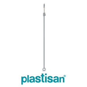 SUPPORT BARRE DE DOUCHE ANGLE BLANC 00121