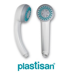 DOUCHETTE BLANCHE DUO Ø 70 3 JETS  62901 BLIST