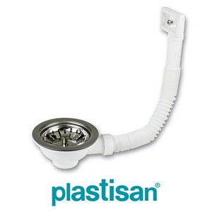 BONDE A PANIER INOX Ø 115 - 1"1/2 AVEC TP 75914 SUPERBAG