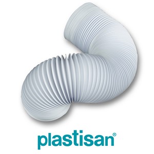 TUYAU POUR EXTRACTION VENTILATION Ø 102MM - 3M BLANC 99592