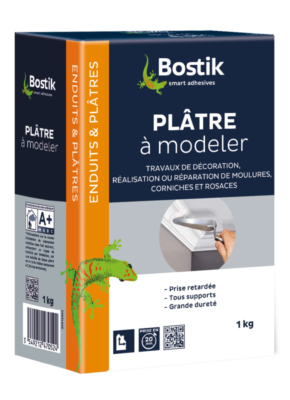 BOSTIK PLATRE A MODELER BOITE 1KG