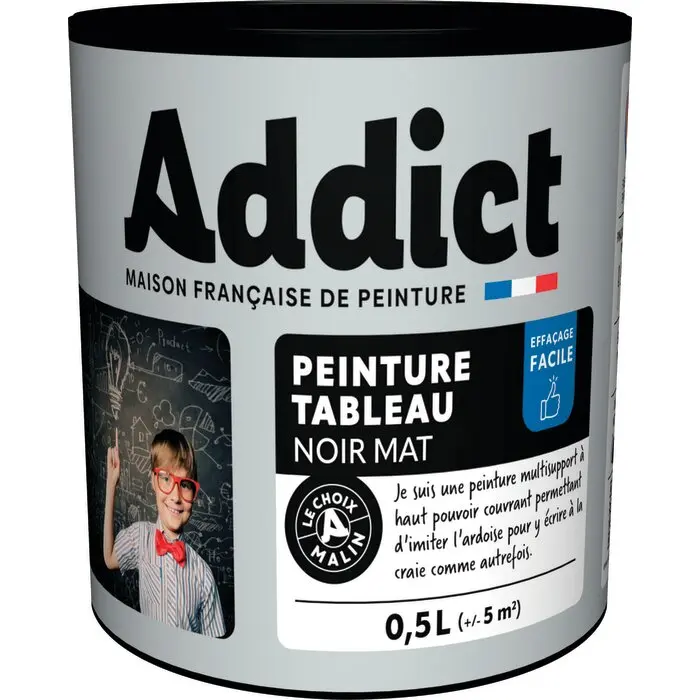 PEINTURE TABLEAU NOIR MAT 0,5 L