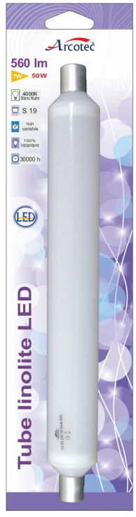 LINOLITE LED S19 7W 560 LM ANGLE 120° 840 BLIST 1