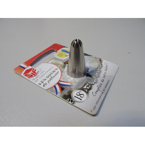 DOUILLE INOX PETITES RAINURES 5MM S/C (18) ARRET COMMERCIALISATION