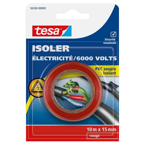TESA ISOLER ELECTRIC 10X15 ROUGE-56163