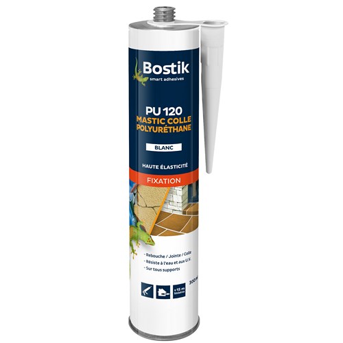 BOSTIK MASTIC PU 120 300ML BLANC