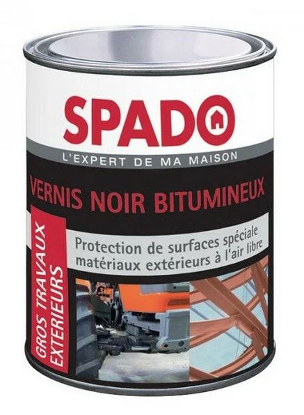 VERNIS NOIR BITUMINEUX 1L