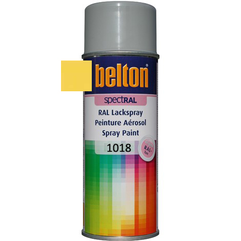 AEROSOL BELTON RAL 1018 JAUNE ZINC 400ML