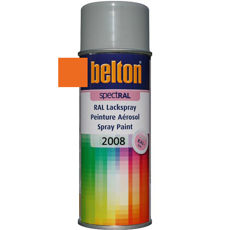 AEROSOL BELTON RAL 2008 ORANGE CLAIR 400ML
