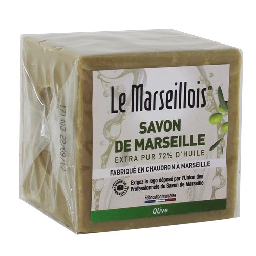 SAVON MARSEILLE VERT EXTRA OLIVE CUBE 300G