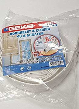 BOURRELET A CLOUER 6M X 30MM BLANC