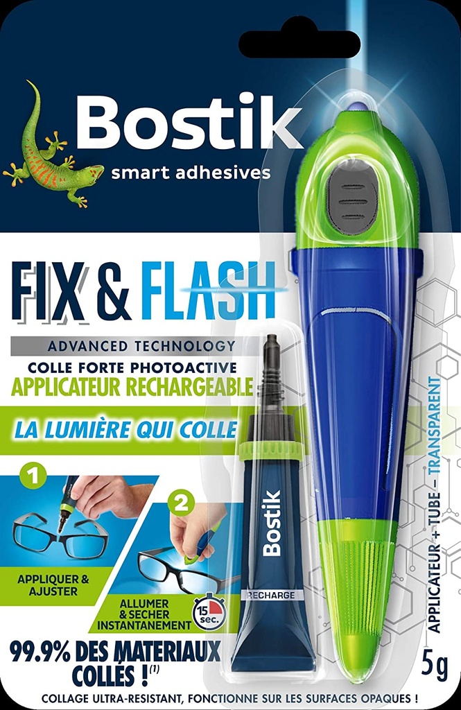 BOSTIK FIX & FLASH APPLICATEUR+TUBE 5G