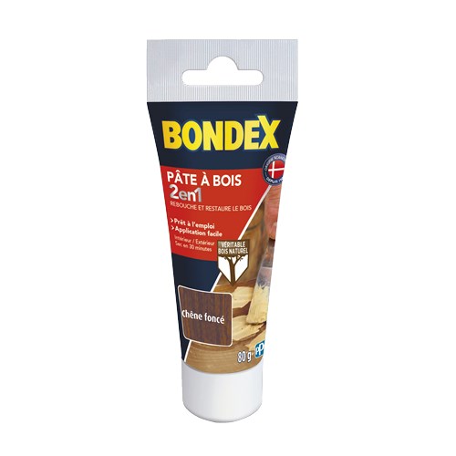 BONDEX PATE A BOIS CHENE FONCE 80 G GSA