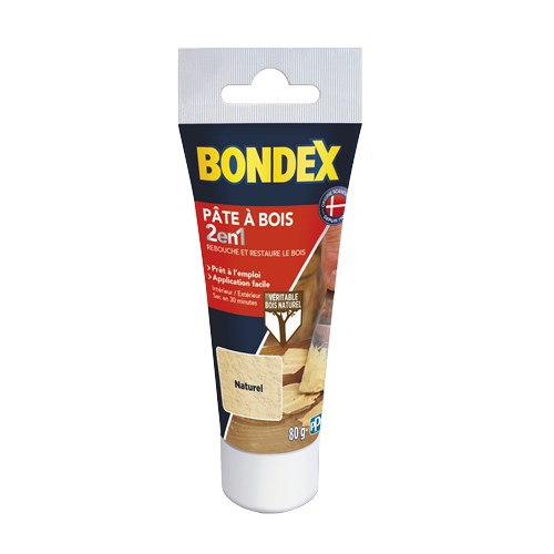 BONDEX PATE A BOIS NATUREL 80 G GSA