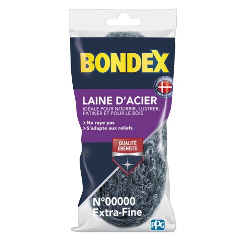 BONDEX LAINE ACIER EXTRA FINE 0000 150 G GSA