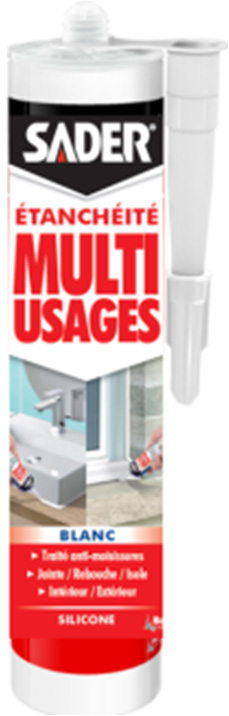 SADER MULTIUSAGES BLANC 280ML CART