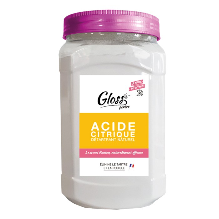GLOSS ACIDE CITRIQUE POUDRE 800G