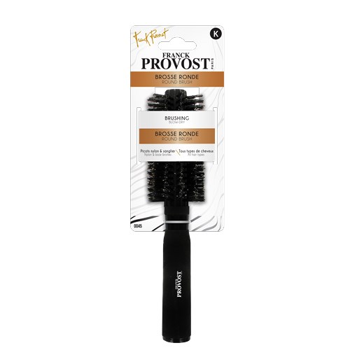 BROSSE CHEVEUX PRO RONDE MIXTE NYLON SANGLIER K - FP