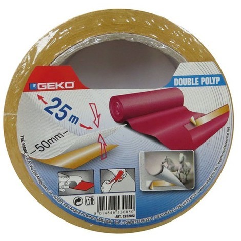 ADH DOUBLE FACE POLYPRO 50MMX25M