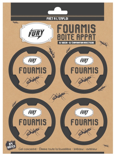 FURY APPATS FOURMIS 4 BOITES 10G