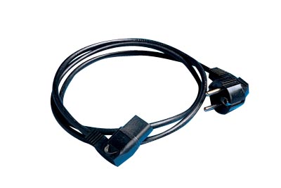 CORDON SECTEUR NOIR 1,5M COUDE 4,8