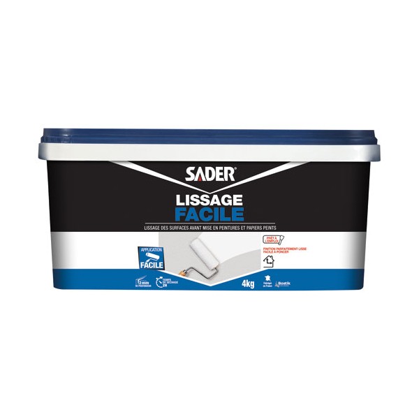 BOSTIK ENDUIT LISSAGE FACILE PATE 4KG
