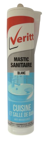 MASTIC SANITAIRE BLANC CART 280 ML VERITT