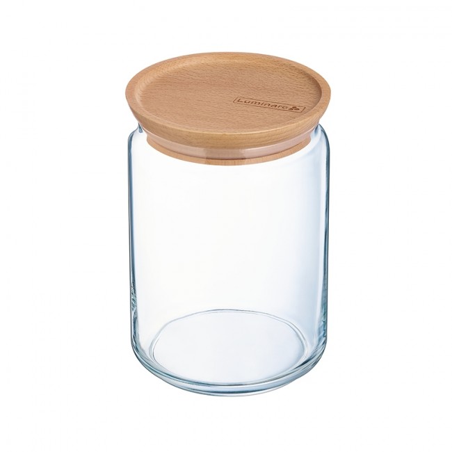 BOCAL COUVERCLE BOIS JAR WOOD 1L00