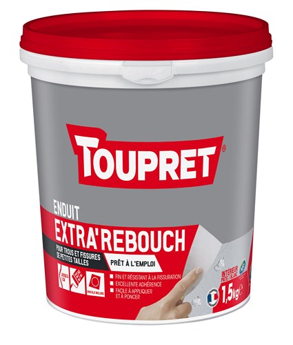 TOUPRET ESS EXTRA REBOUCH PATE POT 1,5 KG