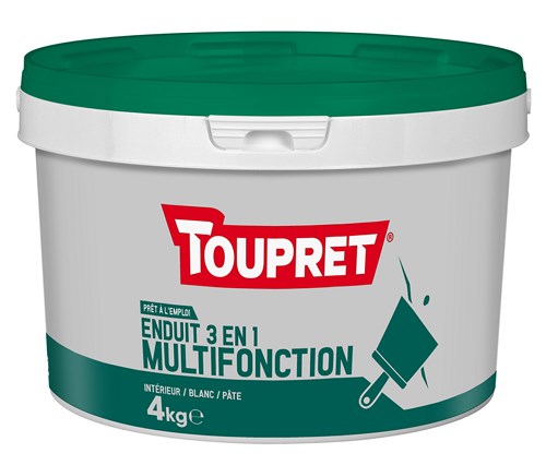 TOUPRET B&C ENDUIT 3 EN 1 - MUTIFONCTION - PATE - POT 4 KG