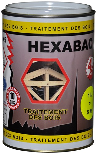 TRAITEMENT DU BOIS HEXABAC IF ECO 1 L